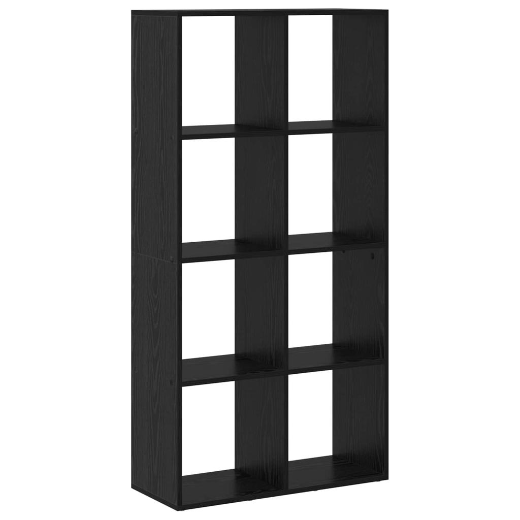 Bookshelf Black Oak Look 69.5 x 29 x 137.5 cm