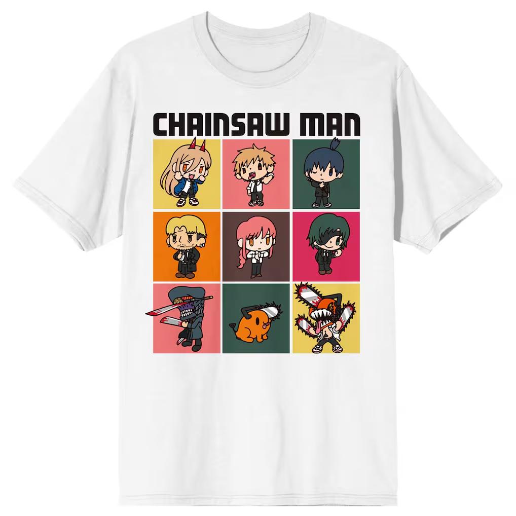 Chainsaw Unisext Shirt 2026 Summer Unisex Cotton Loose Fit Short Sleeve Graphic Tee for Cosplay Daily Wear