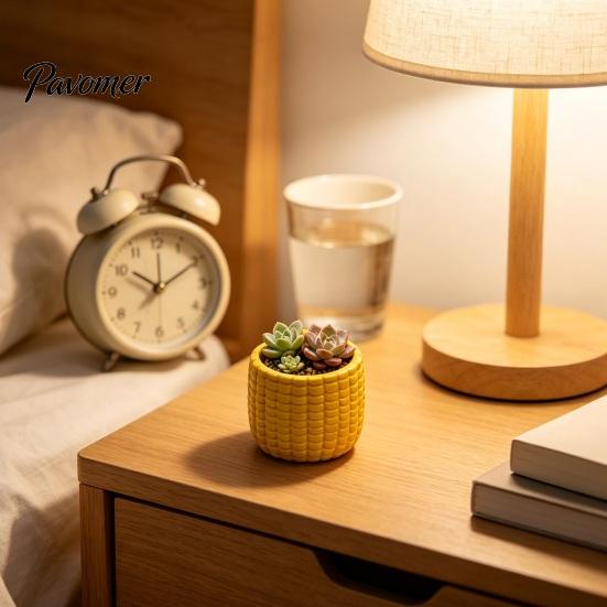 Realistic Corn Planter 3D Printed Planter, Small Cute Plant Pot, Desktop Pastoral Style Home Decor Flower Pot for Succulents Mini Plants, Indoor Shelf