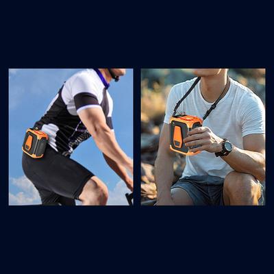 Belt Fan Personal Cooling Lightweight Powerful Airflows Waist Hanging Neck for Camping
