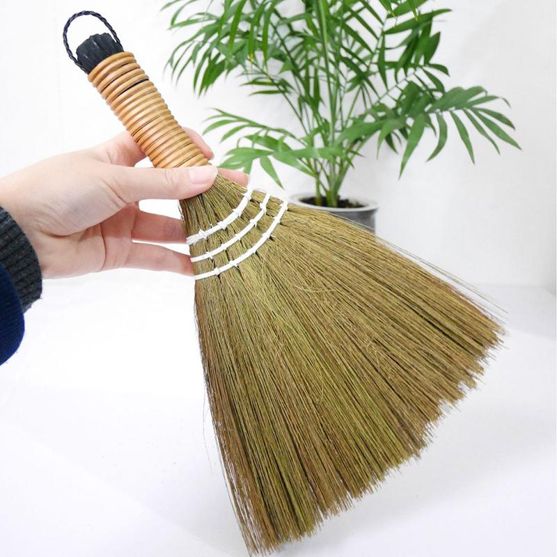 Kitchen Cleaning Broom Household Brooms Office Table Dust Brush Duster Straw Manual Miscanthus Tabletop Child Outdoor