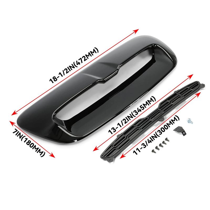 Front Engine Bonnets Hood Vent Scoop Air Outlet Cover Trim For Mini Cooper S R55 R56 R57 R58 R59 2007-2013 51132756095