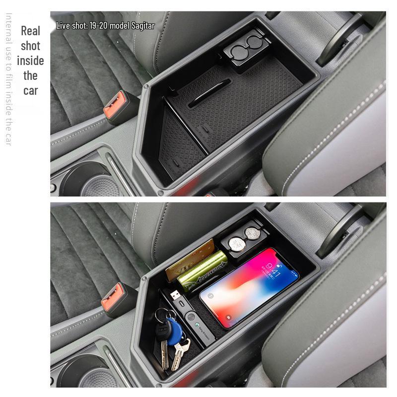 Volkswagen Sagitar Center Console Armrest Storage Organizer (2019-2025 Models)