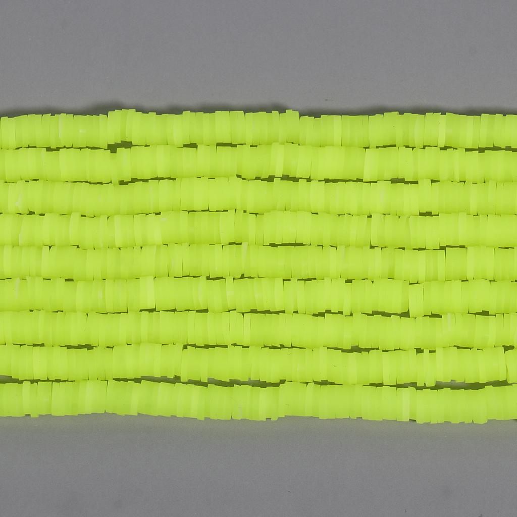 3500pcs 10 Strands Jelly Color Slice Polymer Clay Spacer Beads Chip Disk Heishi Beads For Jewelry Making DIY Handmade