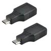 2Pack USB2.0 Micro USB Male To Type A Female OTG Adapter Connector Converter Coupler for Android Devices and Tablets