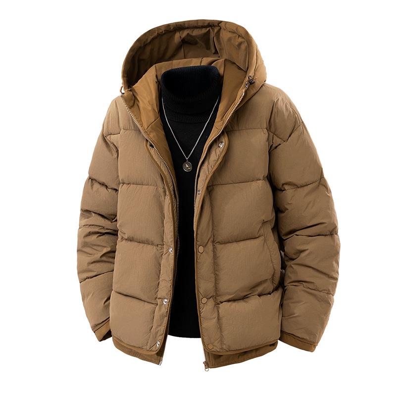 Japanese Style Trendy Cotton Hooded Jacket - Winter Retro Couple's Casual Wear