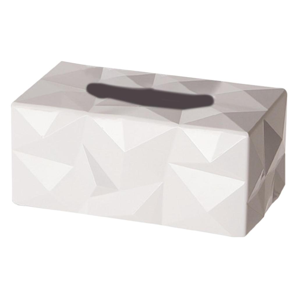 Household Tissue Box, Holder Paper Makes Your Office Restaurants Bars Conference Room , White