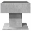 LED Coffee Table Concrete Grey 50 x 50 x 45 cm Particleboard