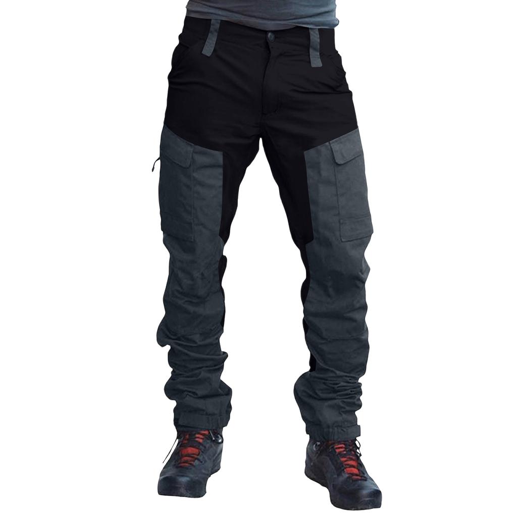 Men's Multi-Pocket Work Pants Men's Casual Fashion Work Pants