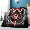 1PC Custom Name Angel Darkness outdooor Flannel blankets Throw Blanket All-Season Throw Gift Bedspread for Couch, Bed, Camping Holiday Birthday gift