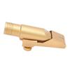 Alto Saxophone Mouthpiece with Cap Metal Brass for Professionals Beginners Sax Replacement