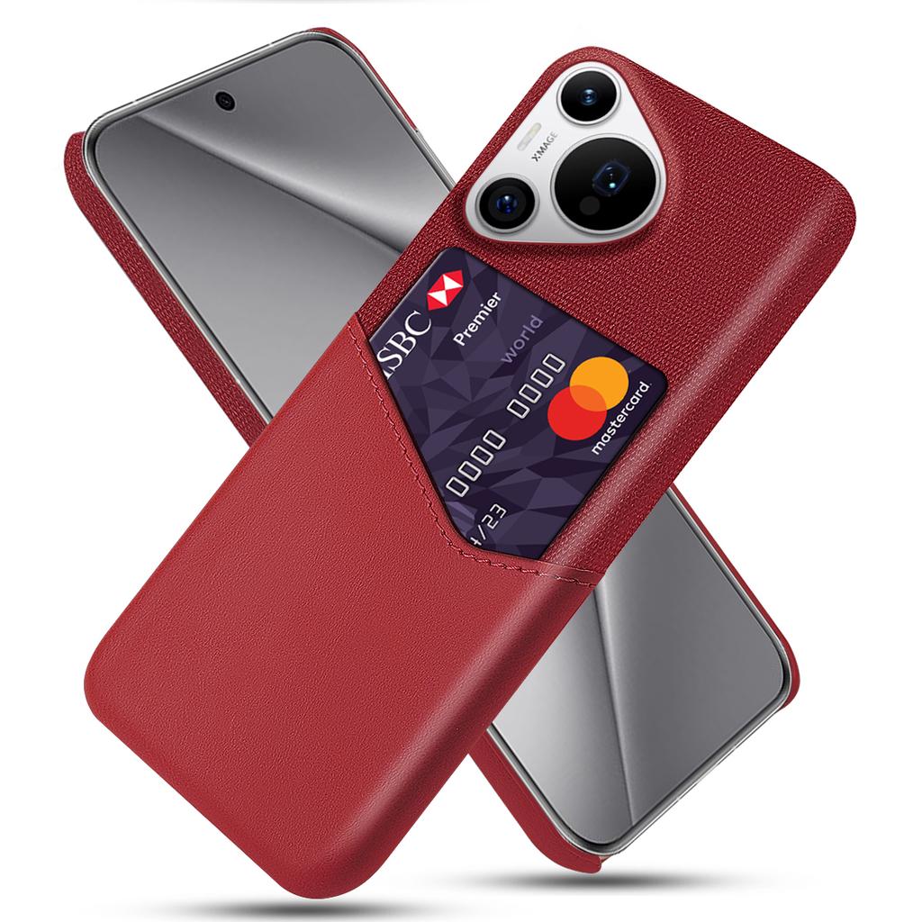 For Huawei Pura 70 Pro/Pura 70 Pro+ Case Card Holder Leather+PC Phone Cover