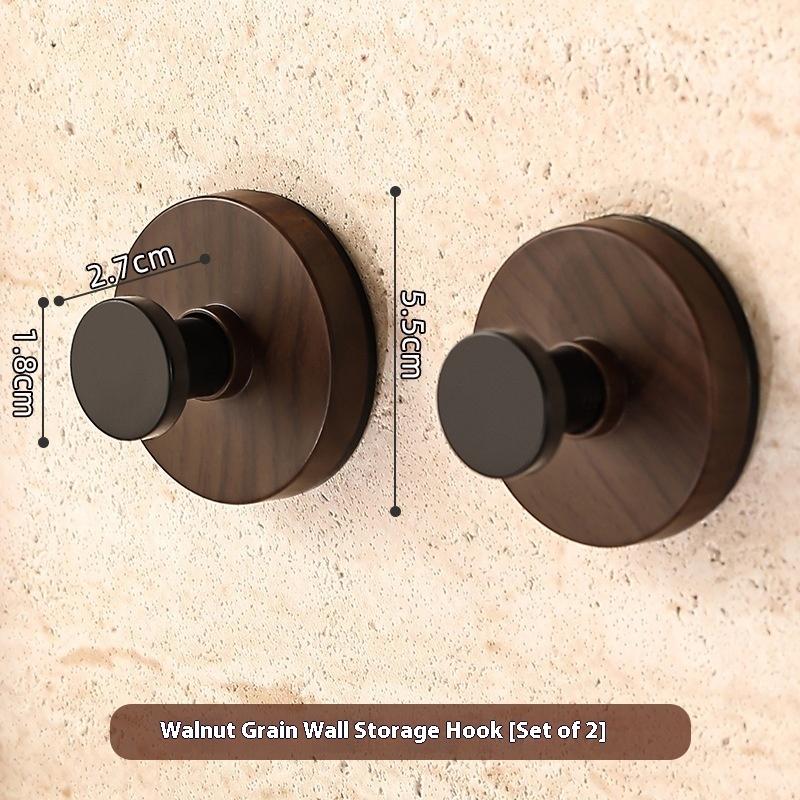 1/2/4PCS Grain Door Hook Adhesive Bathroom Towel Rack No-Drill Wall-Mounted Coat Hanger Hook For Kitchen