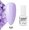GELPOLISH Nail Art Set: Base, Top Coat, Transparent & White Gel Polishes