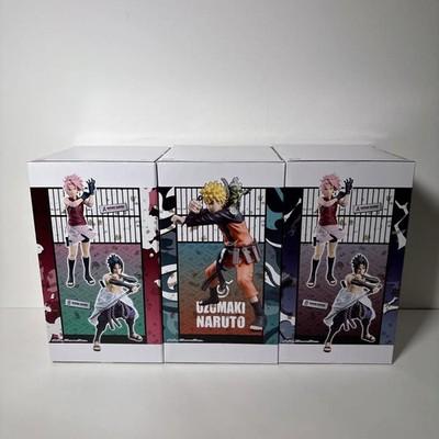 Naruto Shippuden Grandista Uzumaki Haruno Sakura Uchiha Sasuke Figure Set