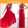 Elegant Women's Long Sleeveless Dress Perfect For Evening Party And Cocktail Events