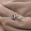 African Amethyst Ring, 925 Solid Sterling Silver Gemstone Jewelry, Handmade Ring, For Thanksgiving Gift