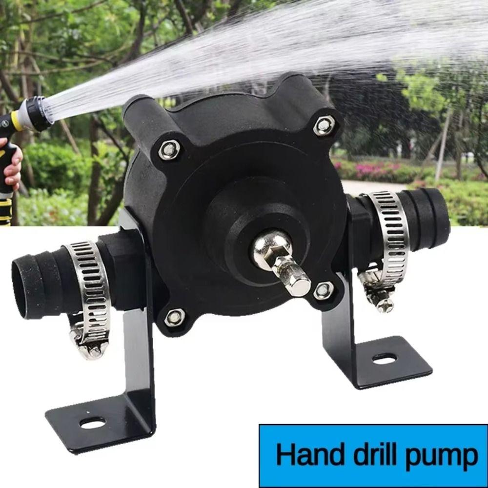 Small Electric Drill Pump Self-priming Heavy Duty Liquid Transfer Pump Round Shank Portable Self Suction Centrifugal Pump Liquid