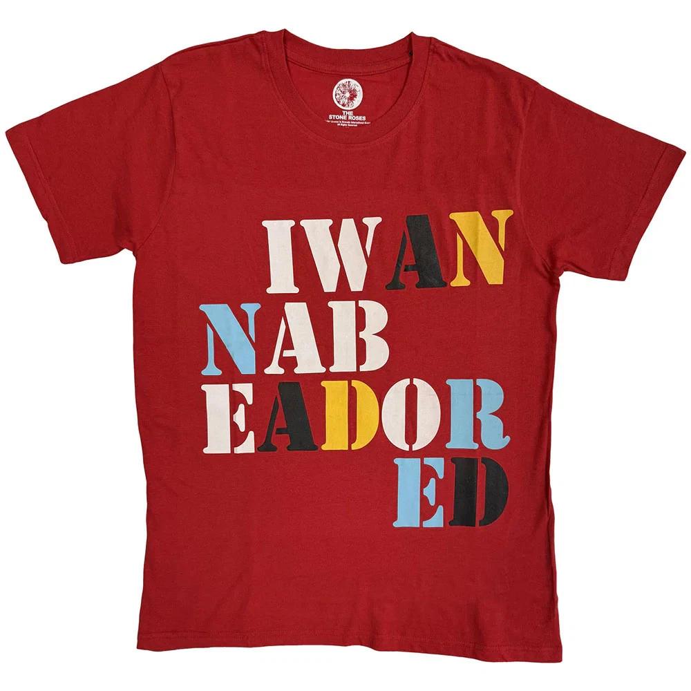 The Stone Roses Unisex T-Shirt: Adored X-Large / Red 3XL