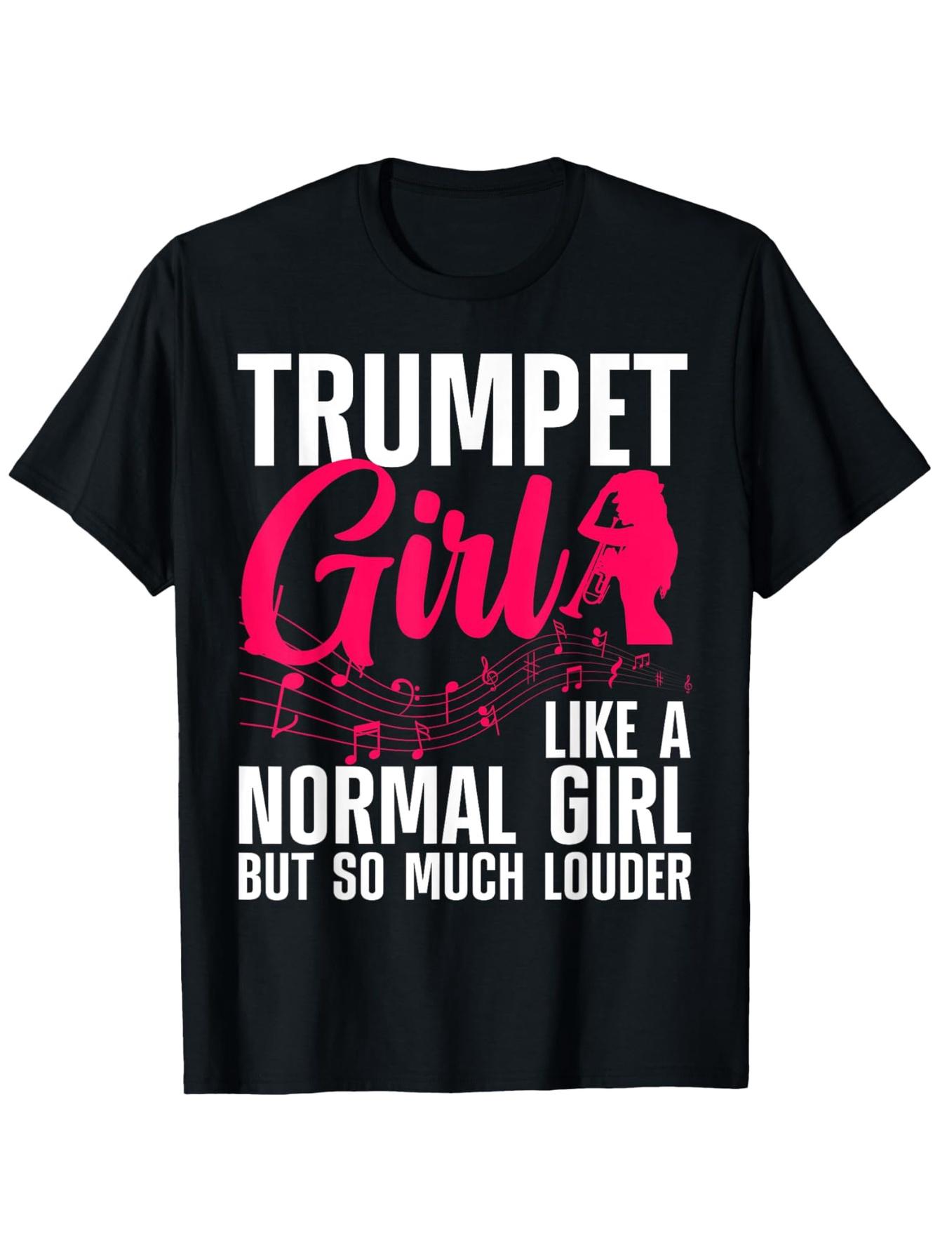 Cool Trumpet Design for Women Girls Trumpeter Trumpet Player T-Shirt S разноцветный