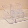 1Pcs 21-Hole Acrylic Nail Drill Storage Holder, Desktop Organizer For Nail Drill & Bits (Machine & Tools Not Included)