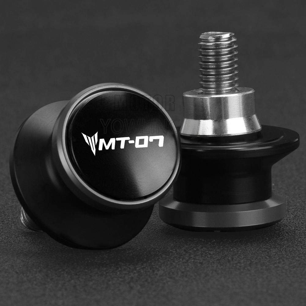 For Yamaha MT 07 MT07 FZ07 FZ 07 FZ-07 MT-07 Motorcycle 6MM Aluminum Swing Arm Stand Screw Swingarm Spools Slider Accessories
