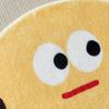 Cartoon Plush Round Rug Water-Absorbent Non-Slip Bathroom Mat Soft Children's Bedroom Bedside Carpet Home Decoration