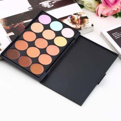 Nová profesionální 15barevná maskovací korekční make-up krémová paletka