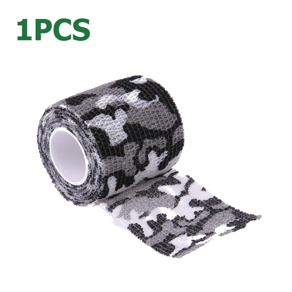 10/5/1PCS Camouflage Elastic Wrap Tape Hunt Disguise Elastoplast Sports Protector Ankle Knee Finger Arm Bandage Accessories