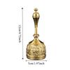 Dragon Phoenix Pattern Vintage Handbell Zinc Zinc Zinc Alloy Restaurant Dish Bell  Christmas