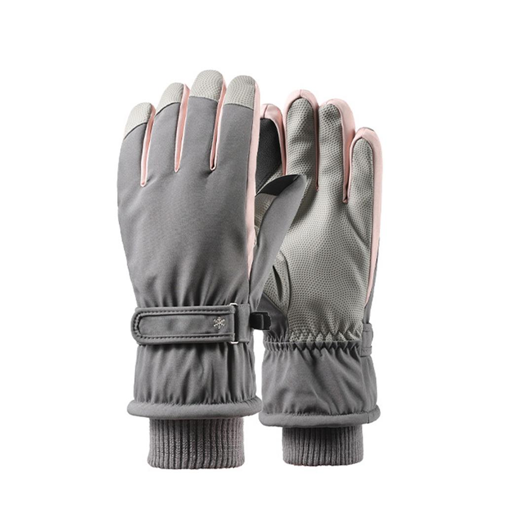 Winter Cycling Gloves Non Slip Touch Ski Gloves Snowboard Accessories Waterproof Pocket Warm Men's and Women's Thermal Gloves