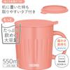 Thermos Vacuum Insulated Mug 550ml Coral Pink Embossed Large Capacity Model Dishwasher Safe CP JTA-550
