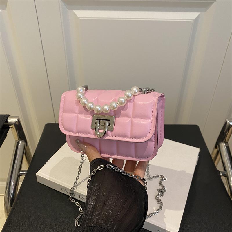 2025 summer new trend versatile chain messenger bag small square bag fashion popular shoulder bag women