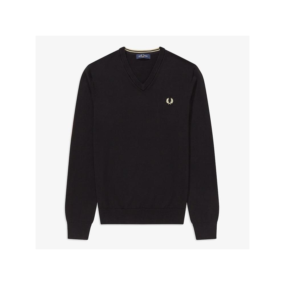 

Fred Perry [baseline] Classic V Neck Knit Black Champagne Afpm2339600 198 qzgAfpm2339600 198 S