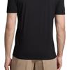 Emporio Armani Solid Color Round Neck Eagle Logo Embroidered Short Sleeve T-Shirt Men Tops EM004586-AF13721-UC001