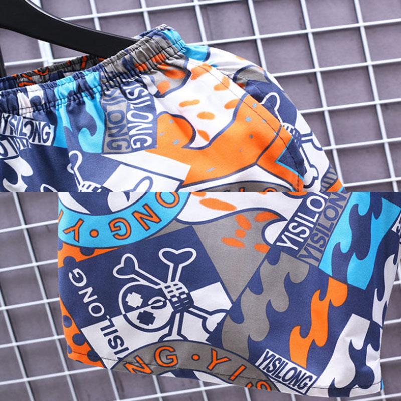 Men's Shorts Summer Beach Pants Men's Large Size Loose Quick-drying Sweat-absorbent Five Pants Outer Wear Fashion Casual Shorts