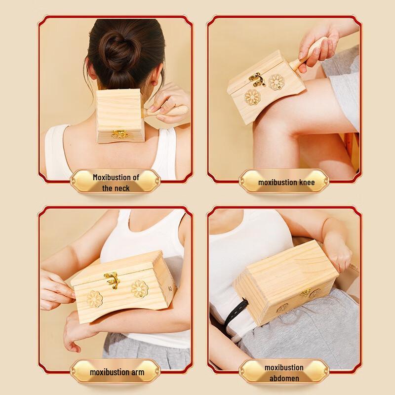 Miaoaitang Portable Wooden Moxibustion Box