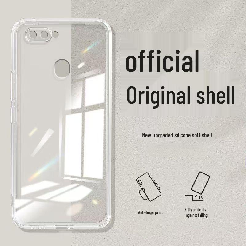 OPPO R15 Standard Edition Solid Color Liquid Full Coverage Anti-Drop Soft Phone Case