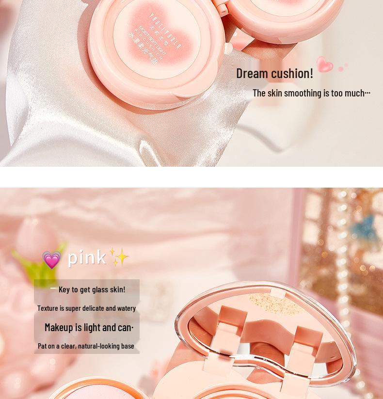 Soft Focus Cushion BB Cream: Light, Breathable, Concealing, Shape-Defining, Delicate, Adherent, Non-Caking Foundation.