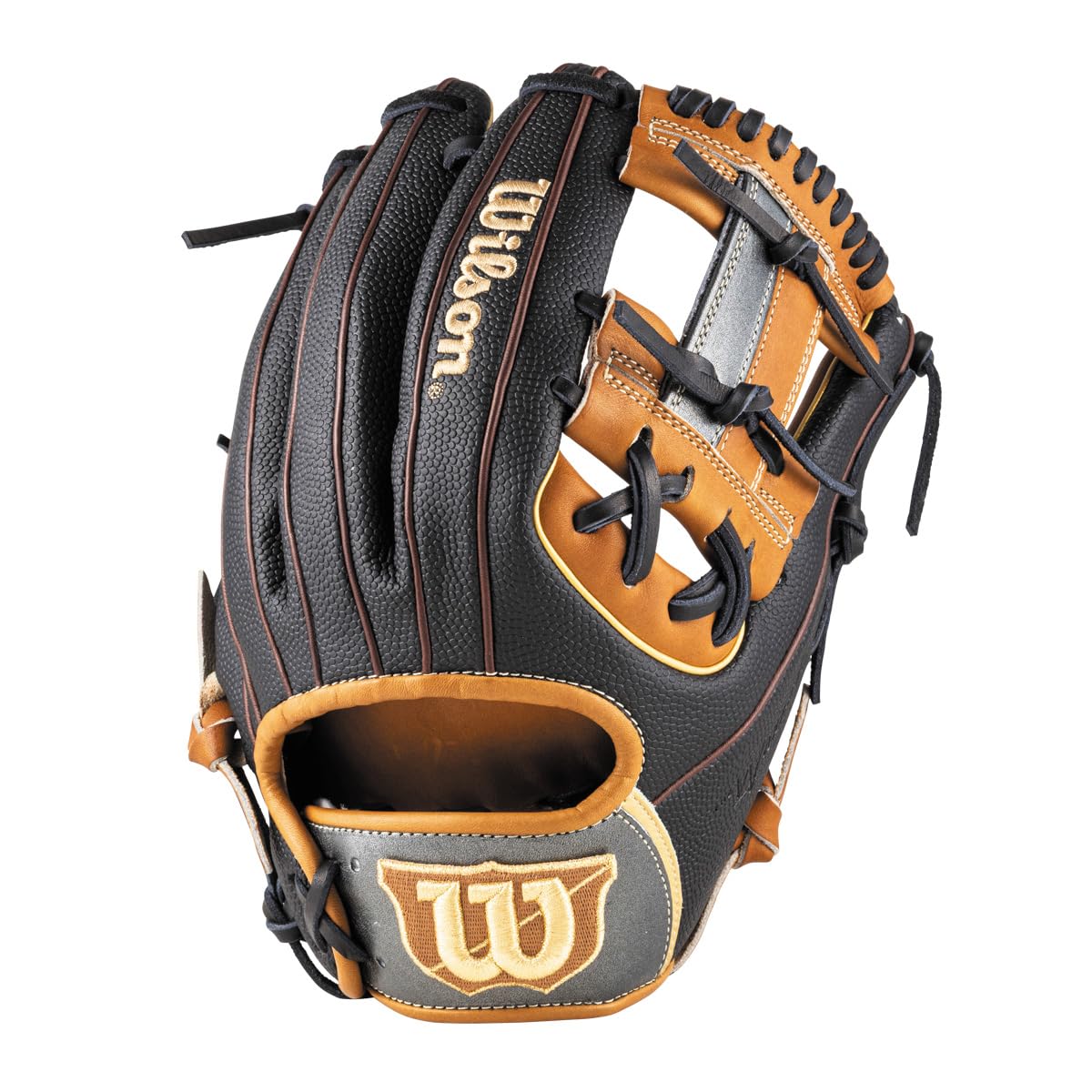 

Wilson The Wannabe Hero DUAL 86 Model Infield S Tan x Black SS Glove, Left-Handed Throw, (WBW104385)