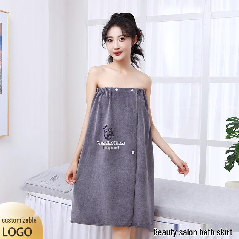 

Women s Wearable Bath Towel Bathrobe for Salons and Spas 340g Medium Thick