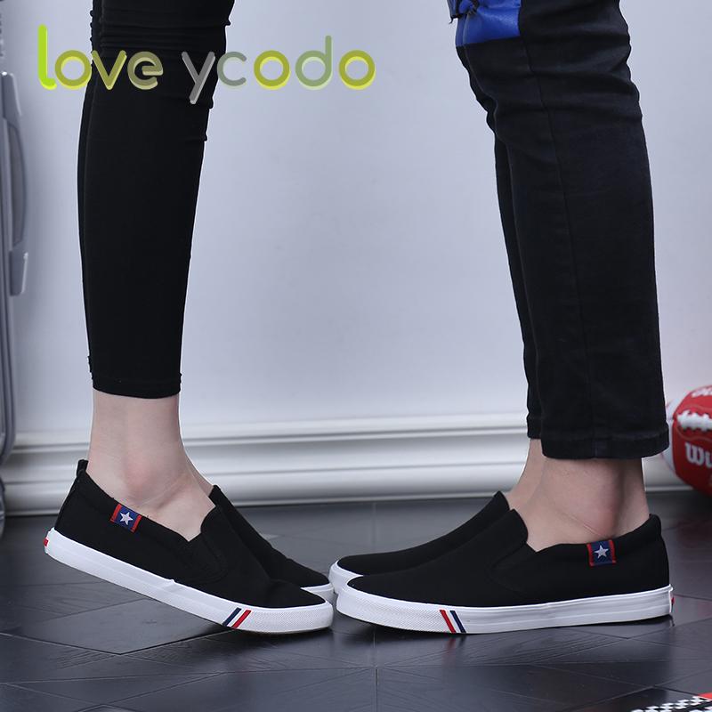 Herren- und Damenpaare Sommer leichte Freizeit-Slip-On-Leinwandschuhe, Schuhgröße 35-47