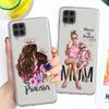 Przezroczyste etui na Samsung Galaxy A52 A12 A51 A32 A21s A71 A32 A22 50 A70 A31 A72 5G Pokrowiec na telefon Super Mama Dziecko