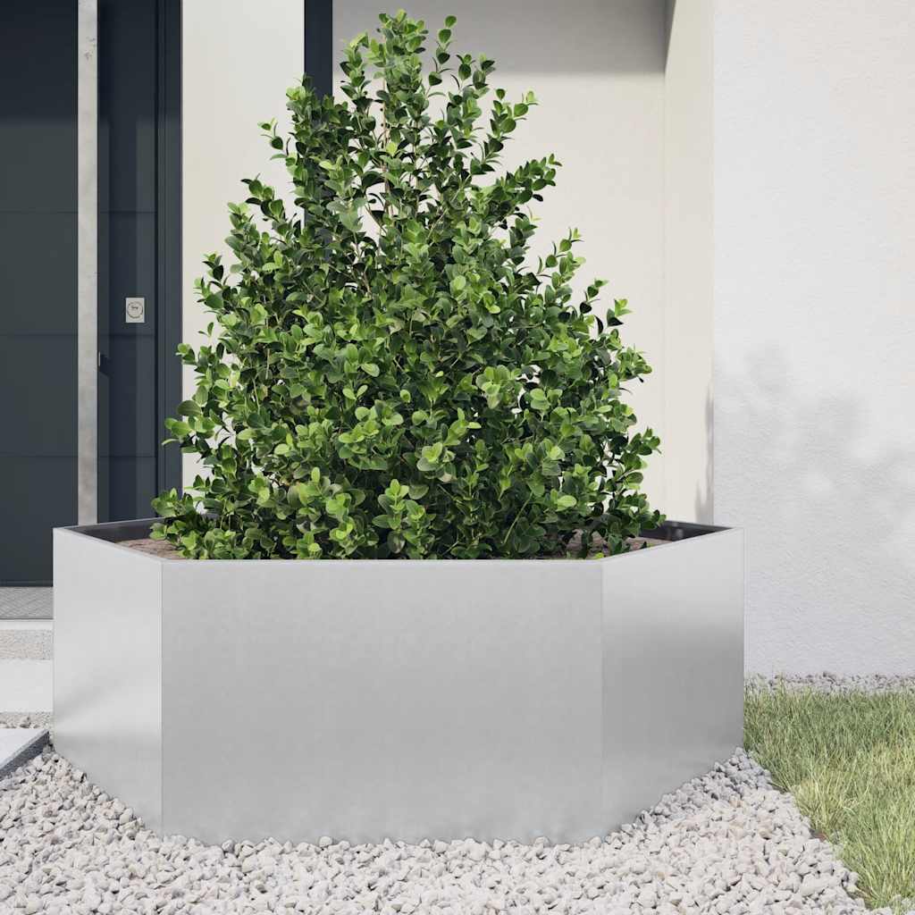 Hexagonal Planter 138x120x45 Cm Galvanized Steel