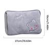 Rechargeable Hot Water Bag Leak-Proof Hand Warmer Hot Water Bottle with Soft Cover for Period Cramps Muscles Neck Legs Waist