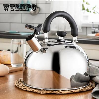Bollitore in acciaio inossidabile Fischio domestico a gas Bollitore per acqua bollente 3/4/5/6L