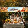 New Thanksgiving Pumpkin Party Yard Banner Photo Background Decoration