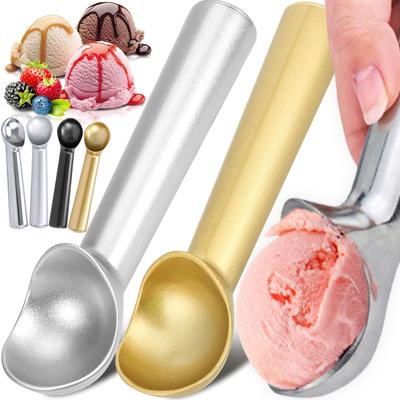 Cucharas para helado, cucharas para helado, cucharas para bolas de fruta, cucharas para galletas, cucharas para yogur y sorbete, utensilios de cocina de aleación para el hogar, accesorios