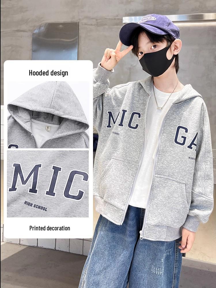 2025 Boys' & Girls' Stylish Sweatshirt: New Youth Autumn/Winter Street Style Top