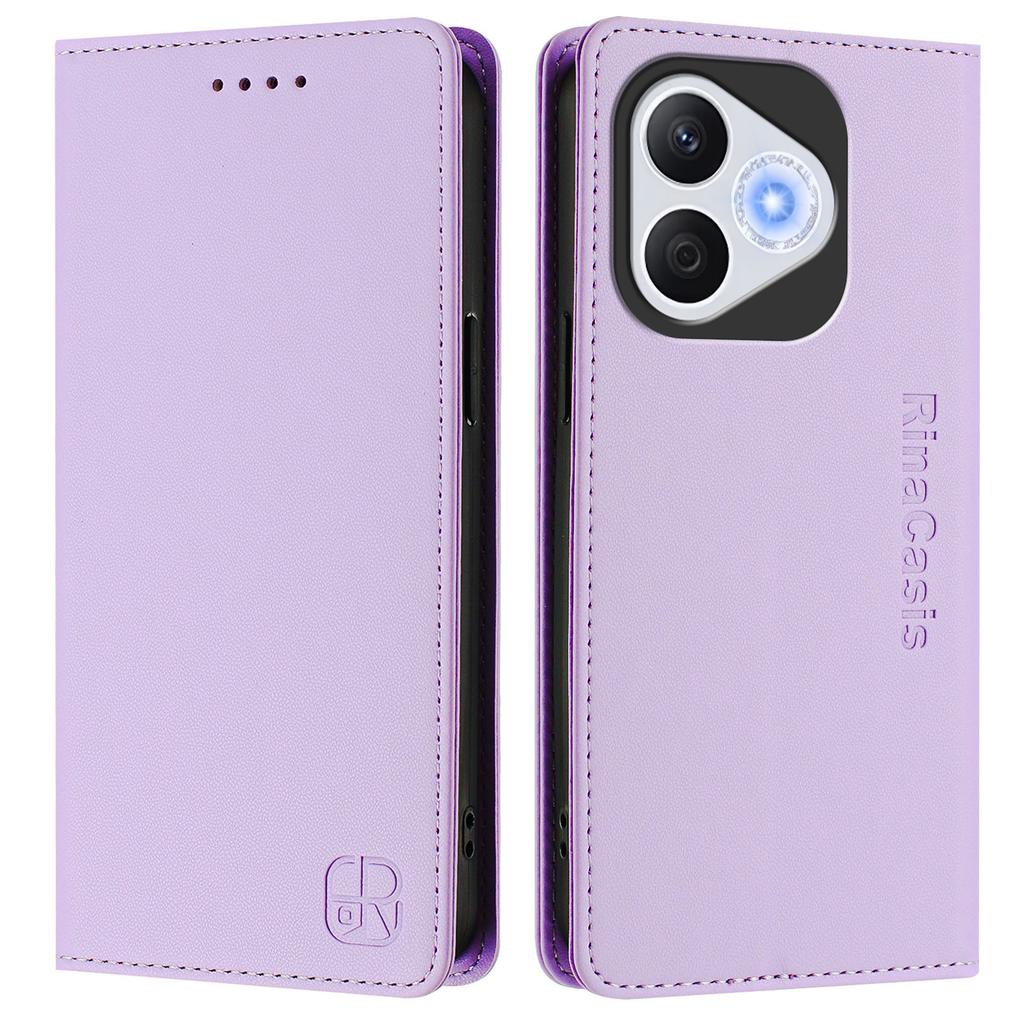 For Honor 400 Lite Leather Case RINACASIS RC01 Phone Cover with RFID Blocking Wallet Stand